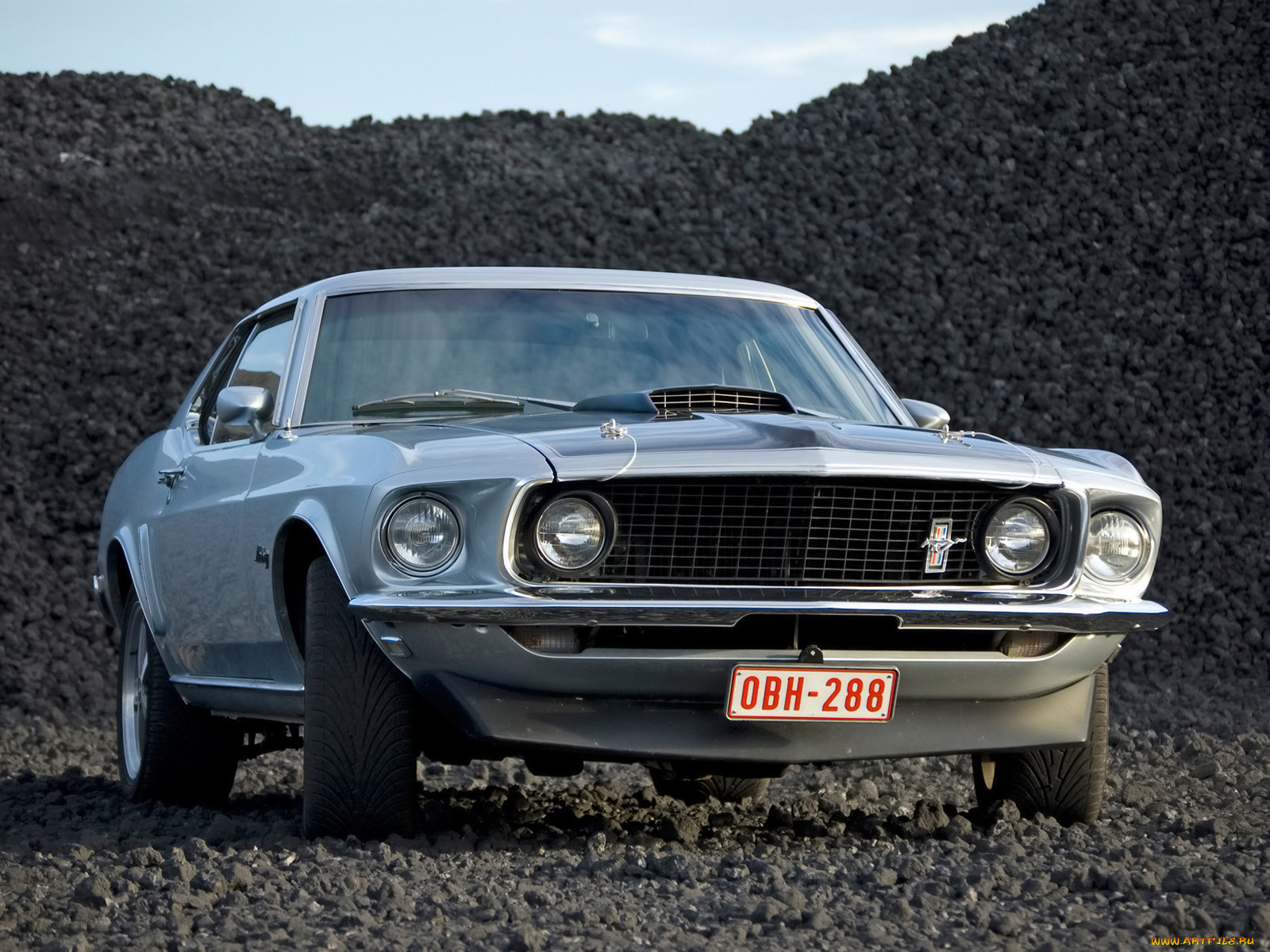 1969, ford, mustang, hardtop, 